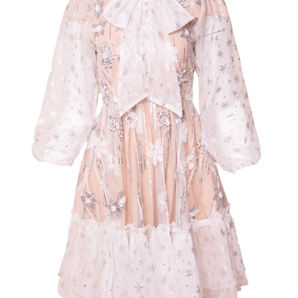 Ivy City Co - ELLIS DRESS IN SILVER SEQUIN